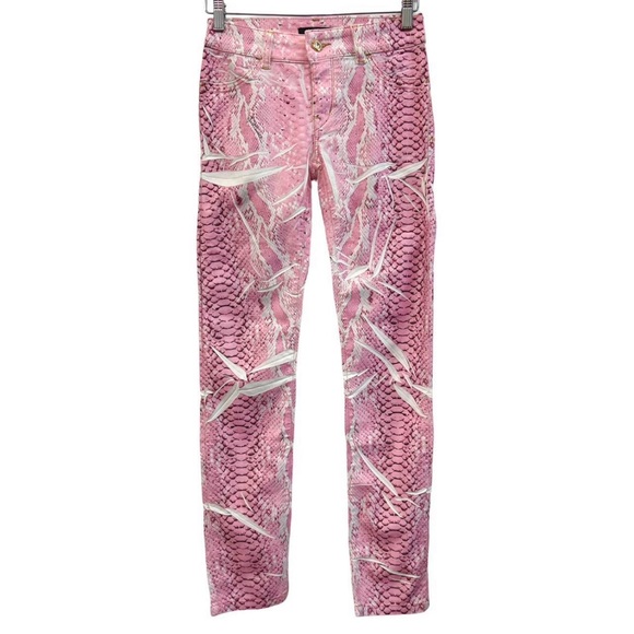 Vintage Just Cavalli Snake Print Jeans - Picture 2 of 7